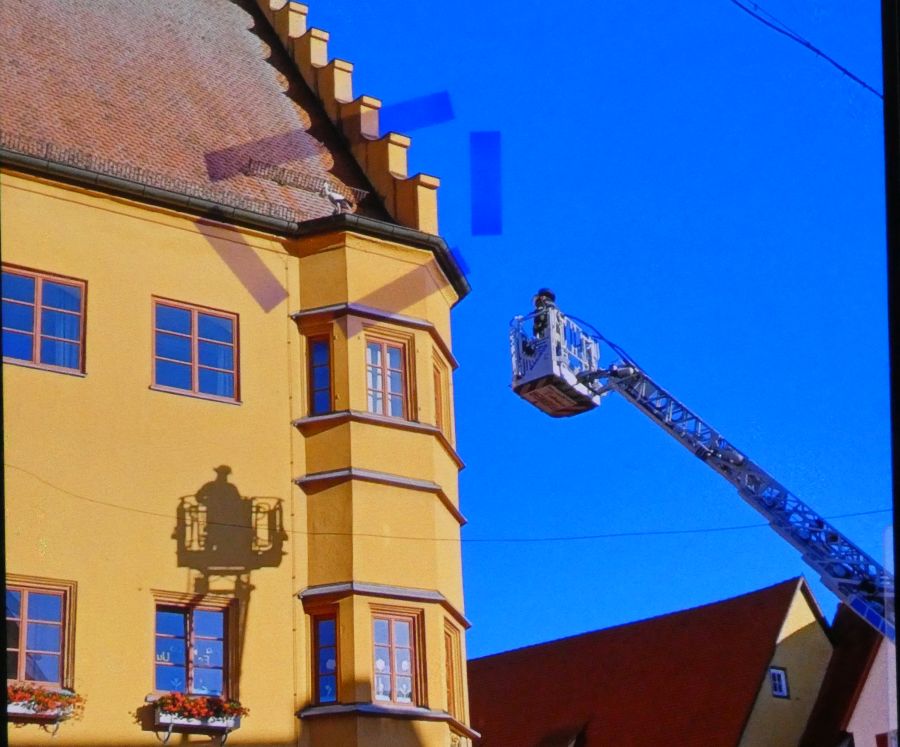 Die Feuerwehr Nördlingen im Einsatz – Bild: Heidi Källner